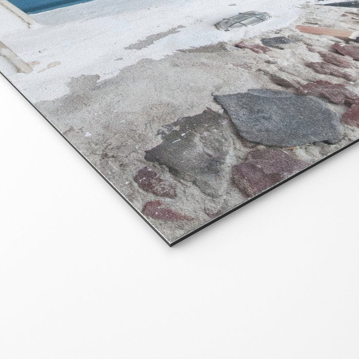 Santorini Oia Blue Door Dream #1 #minimal #wall #decor #art #society6 Welcome Mat Gallery Image 2
