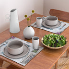 Santorini Oia Blue Door Dream #1 #minimal #wall #decor #art #society6 Placemat Gallery Image 2