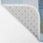 Santorini Oia Blue Door Dream #1 #minimal #wall #decor #art #society6 Bath Mat Gallery Image 2