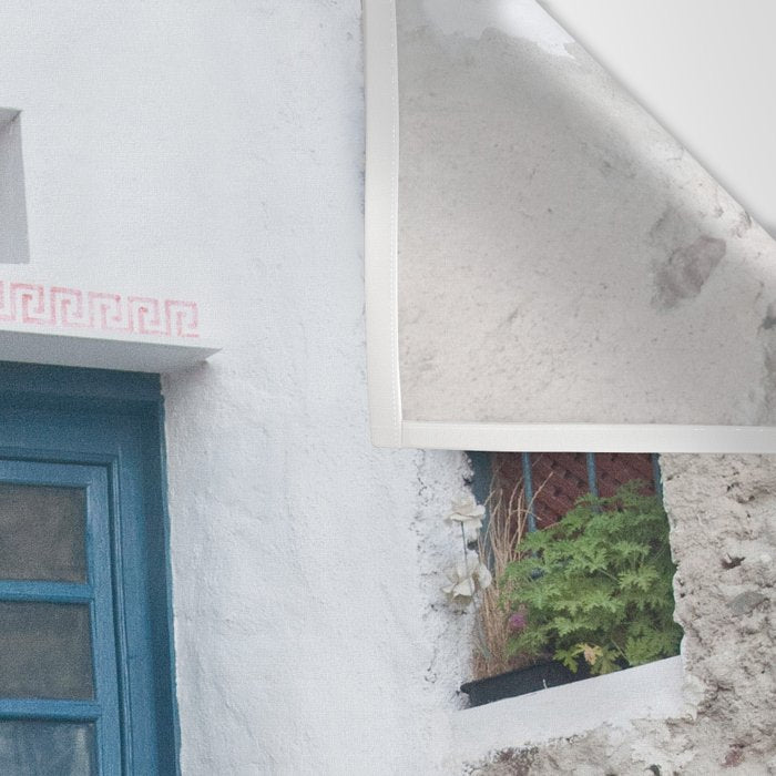 Santorini Oia Blue Door Dream #1 #minimal #wall #decor #art #society6 Wall Tapestry Gallery Image 3