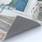 Santorini Oia Blue Door Dream #1 #minimal #wall #decor #art #society6 Rug Gallery Image 4