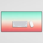 Color gradient background - fading sunset sky colors Desk Mat Gallery Image 1
