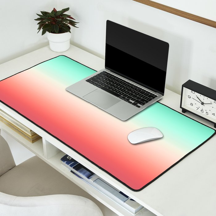 Color gradient background - fading sunset sky colors Desk Mat Gallery Image 2