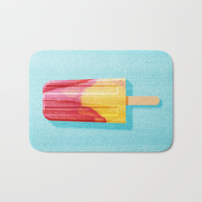 POPSICLE / Cherry, Orange Bath Mat Gallery Image 1