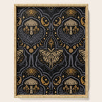 Celestial Forest Damask - Midnight Serving Tray Gallery Image 1