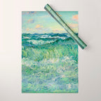 Marine, Pourville Wrapping Paper Gallery Image 1
