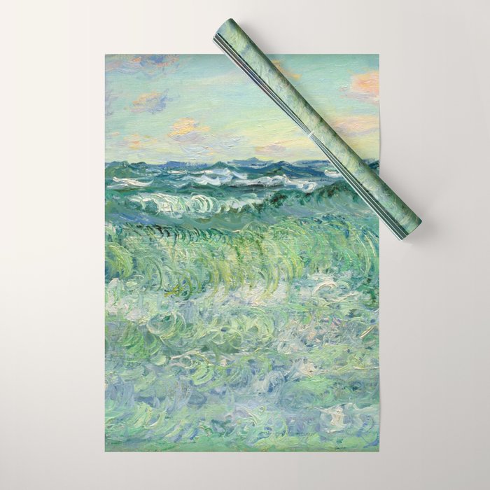 Marine, Pourville Wrapping Paper Gallery Image 1