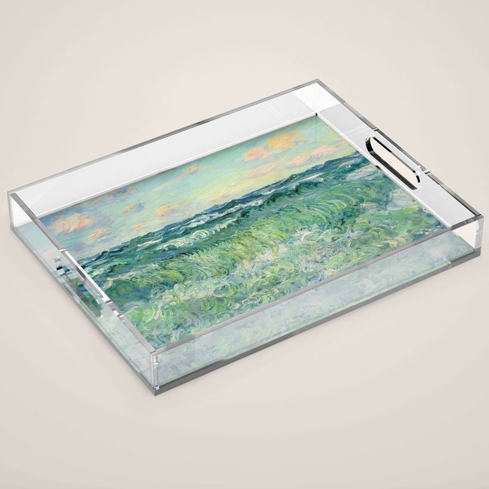 Marine, Pourville Acrylic Tray Gallery Image 1