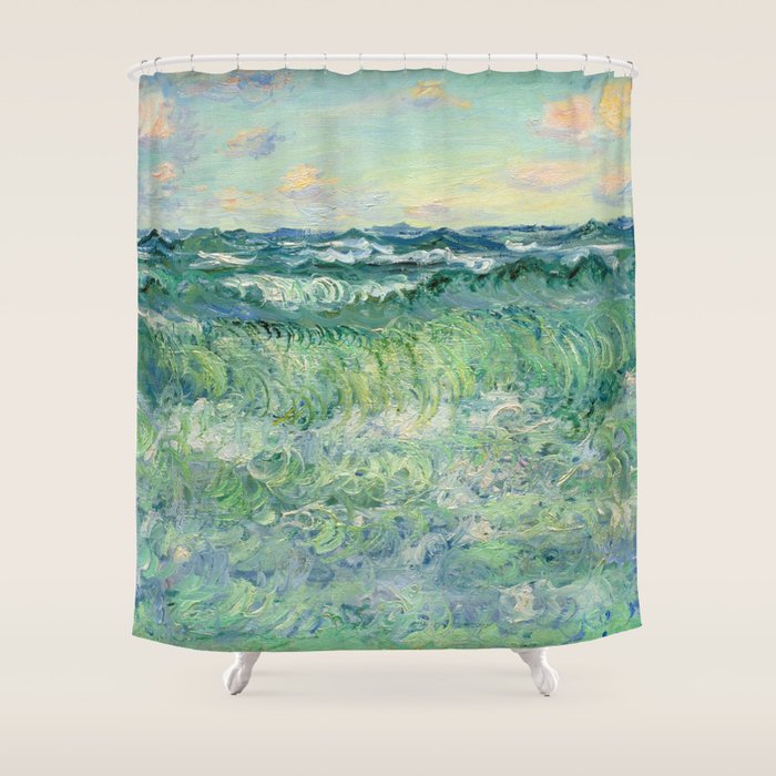 Marine, Pourville Shower Curtain Gallery Image 1