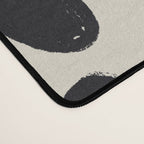 Daisies Pattern NO.1 | Black White Desk Mat Gallery Image 4