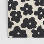 Daisies Pattern NO.1 | Black White Poster Gallery Image 3