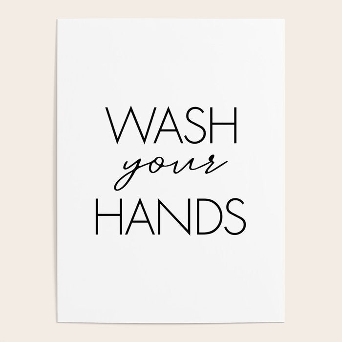 Wash Your Hands Poster Gallery Image 4