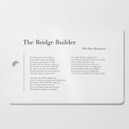 The Bridge Builder by Will Allen Dromgoole Cutting Board Gallery Image 1