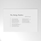 The Bridge Builder by Will Allen Dromgoole Welcome Mat Gallery Image 1