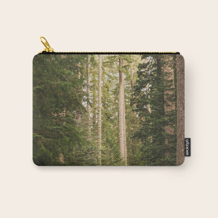 Redwood Forest Black Bear Adventure - National Parks Nature Photography Carry All Pouch Gallery Image 1