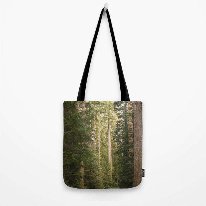 Redwood Forest Black Bear Adventure - National Parks Nature Photography Tote Bag Gallery Image 2