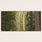 Redwood Forest Black Bear Adventure - National Parks Nature Photography Desk Mat Gallery Image 3