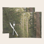 Redwood Forest Black Bear Adventure - National Parks Nature Photography Placemat Gallery Image 1