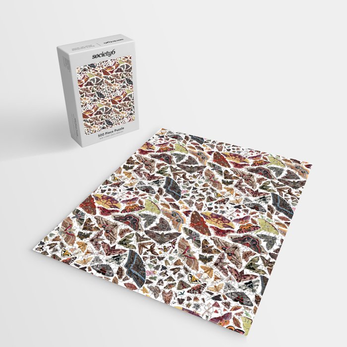 Moths of North America Pattern Jigsaw Puzzle Gallery Image 2