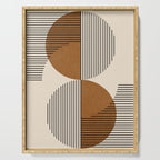 Abstraction_SUNSHINE_BALANCE_YINYANG_LINE_POP_ART_0630A Serving Tray Gallery Image 1