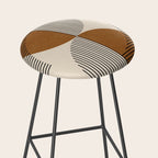 Abstraction_SUNSHINE_BALANCE_YINYANG_LINE_POP_ART_0630A Stool Gallery Image 2