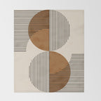 Abstraction_SUNSHINE_BALANCE_YINYANG_LINE_POP_ART_0630A Throw Blanket Gallery Image 2