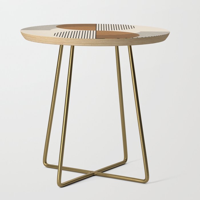 Abstraction_SUNSHINE_BALANCE_YINYANG_LINE_POP_ART_0630A Side Table Gallery Image 1