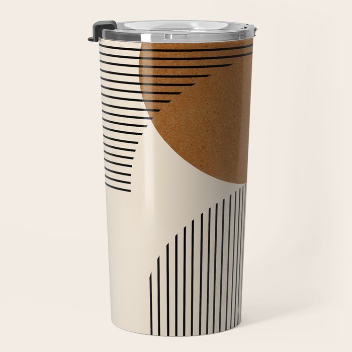 Abstraction_SUNSHINE_BALANCE_YINYANG_LINE_POP_ART_0630A Travel Mug Gallery Image 3
