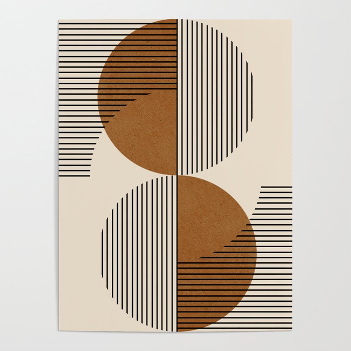 Abstraction_SUNSHINE_BALANCE_YINYANG_LINE_POP_ART_0630A Poster Gallery Image 4