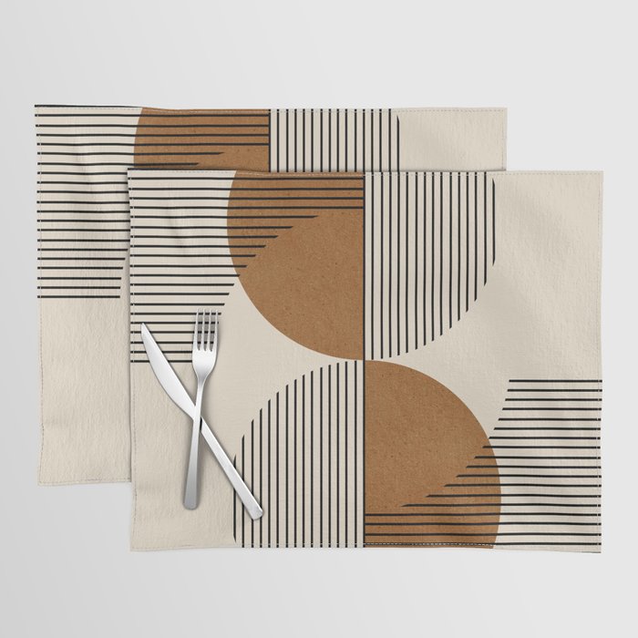 Abstraction_SUNSHINE_BALANCE_YINYANG_LINE_POP_ART_0630A Placemat Gallery Image 1