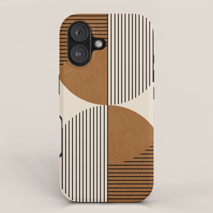 Abstraction_SUNSHINE_BALANCE_YINYANG_LINE_POP_ART_0630A iPhone Case Gallery Image 1