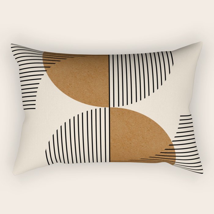 Abstraction_SUNSHINE_BALANCE_YINYANG_LINE_POP_ART_0630A Rectangular Pillow Gallery Image 2