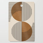 Abstraction_SUNSHINE_BALANCE_YINYANG_LINE_POP_ART_0630A Cutting Board Gallery Image 1