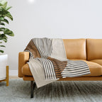 Abstraction_SUNSHINE_BALANCE_YINYANG_LINE_POP_ART_0630A Throw Blanket Gallery Image 1