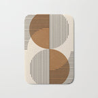 Abstraction_SUNSHINE_BALANCE_YINYANG_LINE_POP_ART_0630A Bath Mat Gallery Image 1