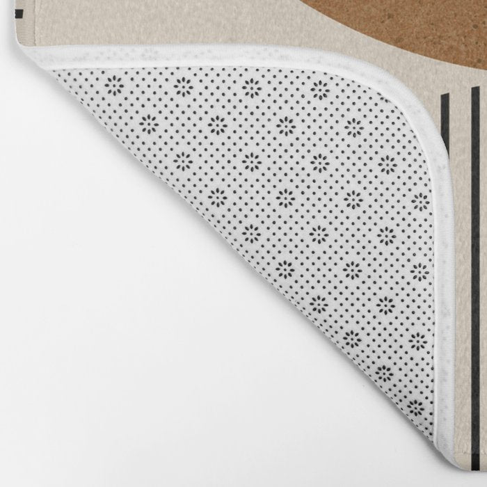 Abstraction_SUNSHINE_BALANCE_YINYANG_LINE_POP_ART_0630A Bath Mat Gallery Image 2