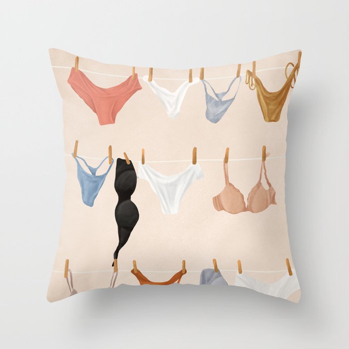 Underwear  Throw Pillow Gallery Image 6