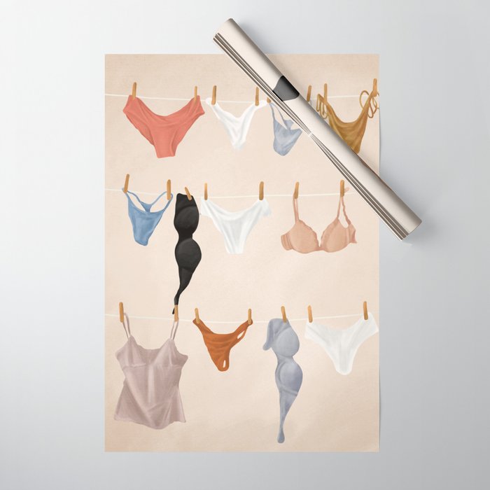 Underwear  Wrapping Paper Gallery Image 1