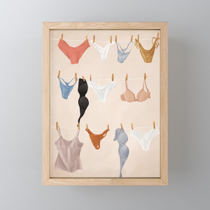 Underwear  Mini Art Print Gallery Image 1