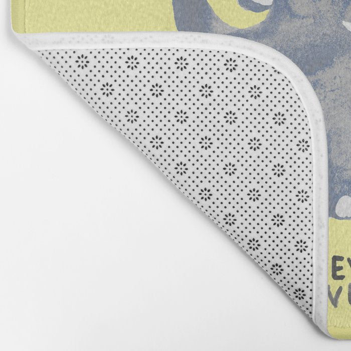 Elephant never forgets Bath Mat Gallery Image 2
