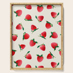Strawberry pattern Serving Tray Gallery Image 1