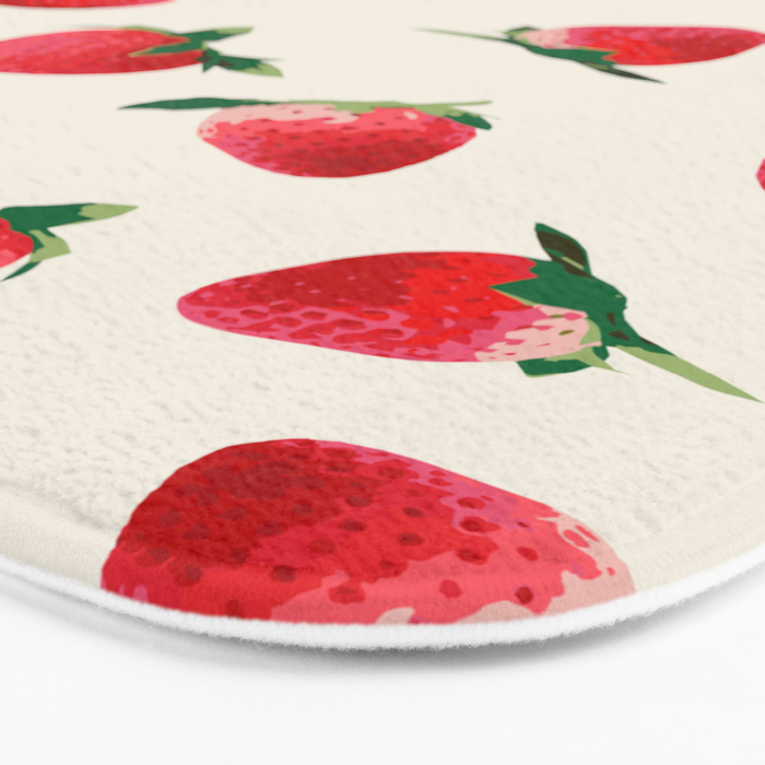 Strawberry pattern Bath Mat Gallery Image 3