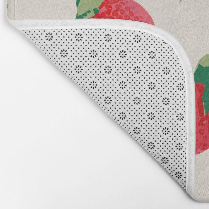 Strawberry pattern Bath Mat Gallery Image 2