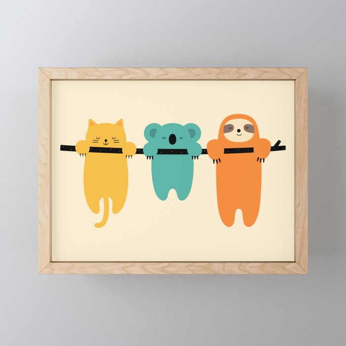 Hang In There Mini Art Print Gallery Image 1