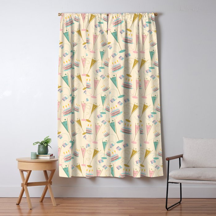 Cin Cin - Happy Party Window Curtain Gallery Image 5