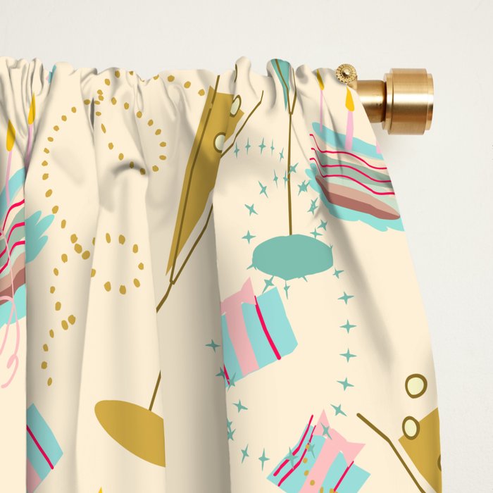 Cin Cin - Happy Party Window Curtain Gallery Image 2