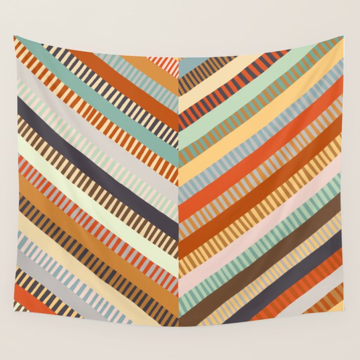 Fall Grandmother's Quilt II Wall Tapestry Gallery Image 1