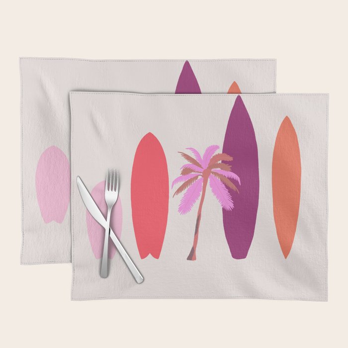 tropical surf Placemat Gallery Image 1