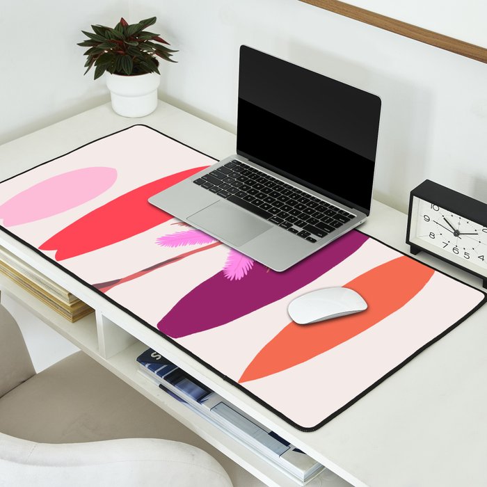 tropical surf Desk Mat Gallery Image 2