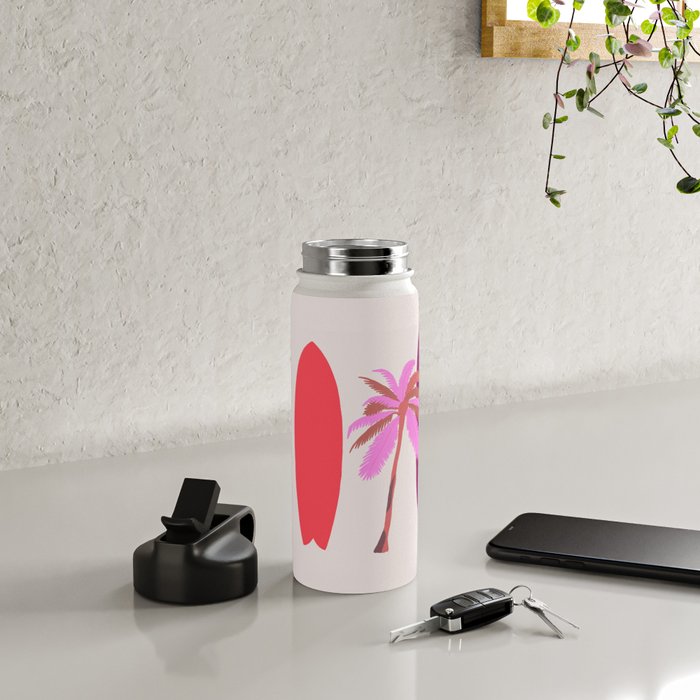 tropical surf Water Bottle Gallery Image 4